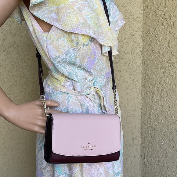 Kate Spade staci small flap crossbody colorblock - Picture 2 of 16